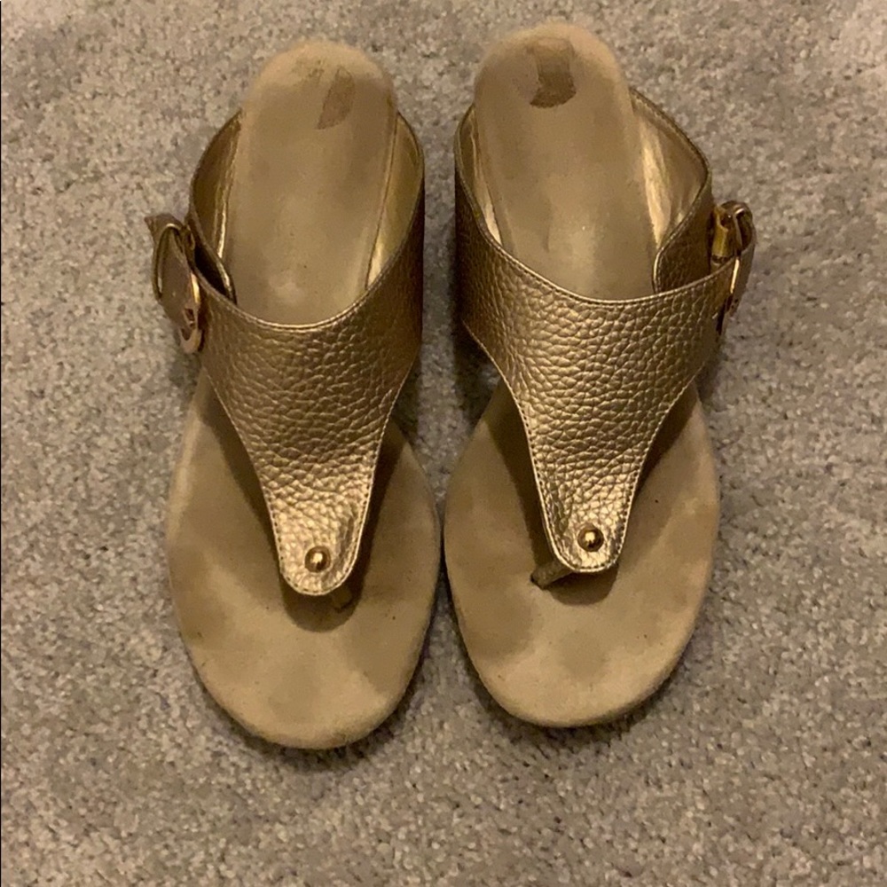Gold sandals